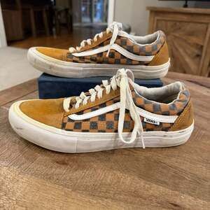 Vans Old Skool Pro Checkerboard Skate Shoes – Men’s Size 10